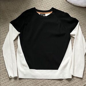 Topshop Black and white Long Sleeve Sweater